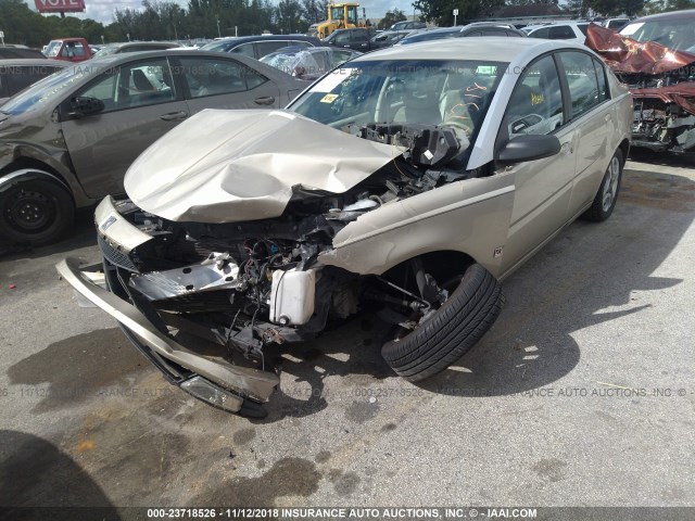 1G8AL52FX3Z129318 - 2003 SATURN ION LEVEL 3 GOLD photo 6