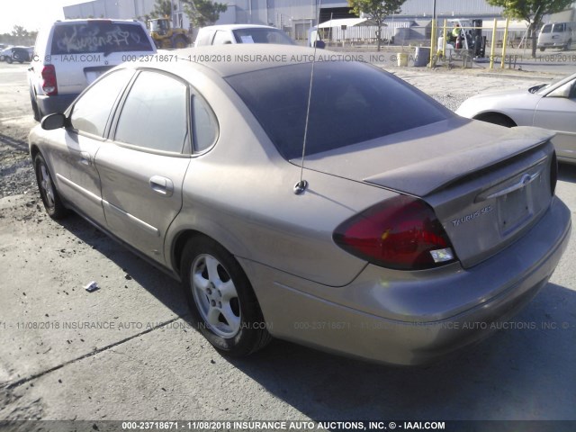 1FAFP55U63G181041 - 2003 FORD TAURUS SES GOLD photo 3