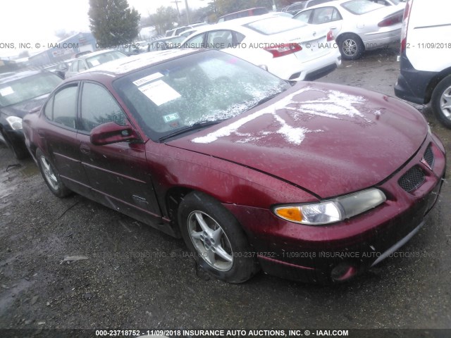 1G2WR52111F181390 - 2001 PONTIAC GRAND PRIX GTP BURGUNDY photo 1