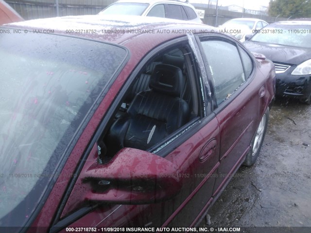 1G2WR52111F181390 - 2001 PONTIAC GRAND PRIX GTP BURGUNDY photo 6