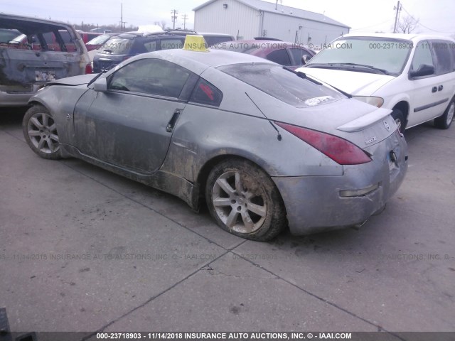 JN1AZ34E53T013737 - 2003 NISSAN 350Z COUPE GRAY photo 3