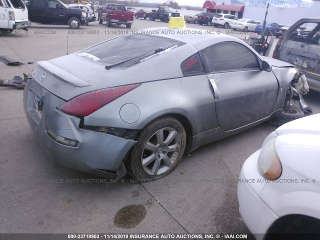 JN1AZ34E53T013737 - 2003 NISSAN 350Z COUPE GRAY photo 4