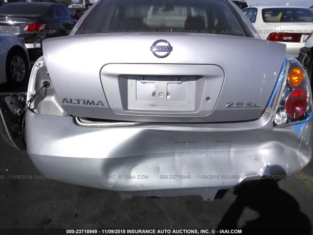 1N4AL11D32C144572 - 2002 NISSAN ALTIMA S/SL SILVER photo 6