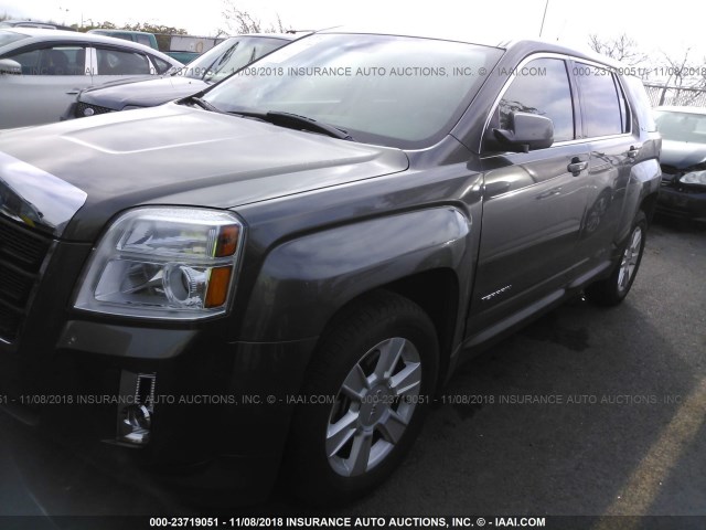 2GKFLREK3D6118433 - 2013 GMC TERRAIN SLE GRAY photo 2