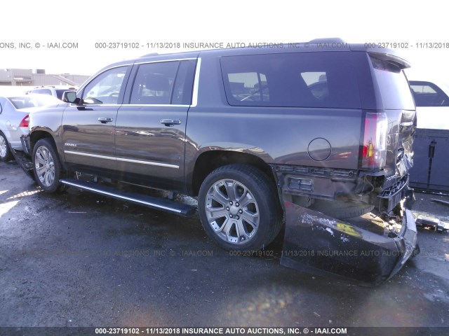 1GKS2HKJ5GR142121 - 2016 GMC YUKON XL DENALI GRAY photo 3