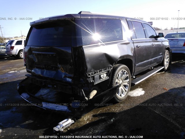 1GKS2HKJ5GR142121 - 2016 GMC YUKON XL DENALI GRAY photo 4