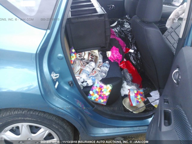 3N1CE2CP7GL405551 - 2016 NISSAN VERSA NOTE S/S PLUS/SV/SL/SR TEAL photo 8