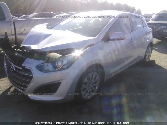 KMHD35LHXGU325311 - 2016 HYUNDAI ELANTRA GT SILVER photo 2