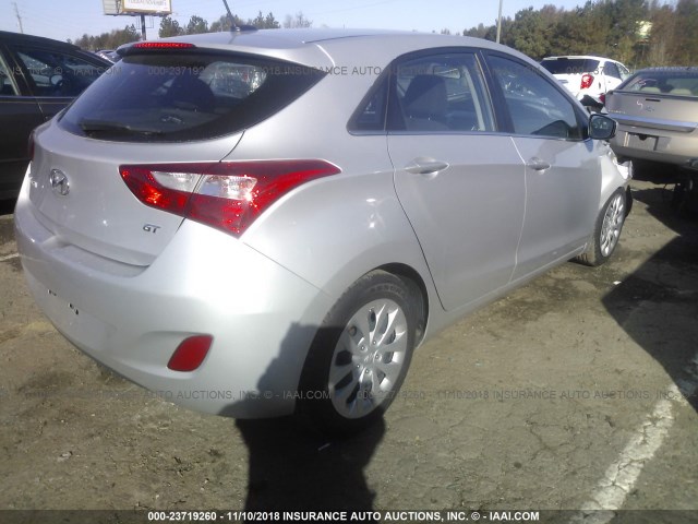 KMHD35LHXGU325311 - 2016 HYUNDAI ELANTRA GT SILVER photo 4