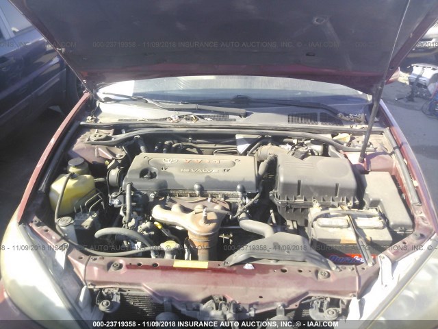 JTDBE30K863055378 - 2006 TOYOTA CAMRY LE/XLE Марун фото 10