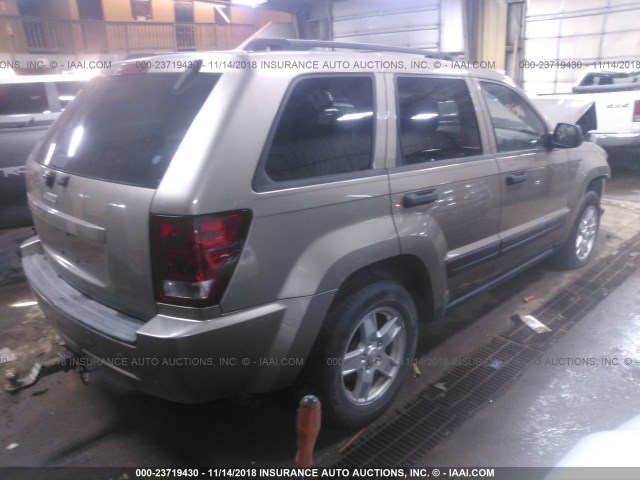 1J4GR48K76C227687 - 2006 JEEP GRAND CHEROKEE LAREDO/COLUMBIA/FREEDOM 棕色 照片 4