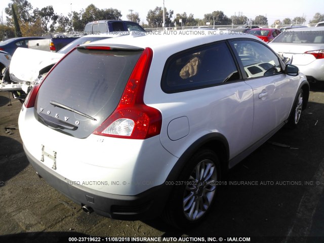 YV1MK672092138350 - 2009 VOLVO C30 T5 WHITE photo 4