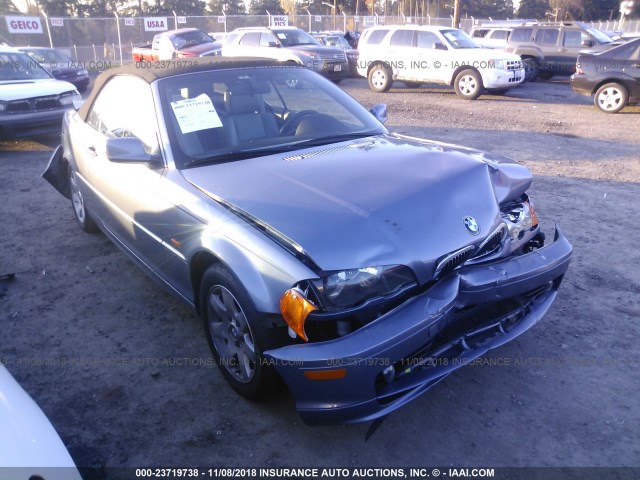 WBABR3342YEG02038 - 2000 BMW 323 CI GRAY photo 1