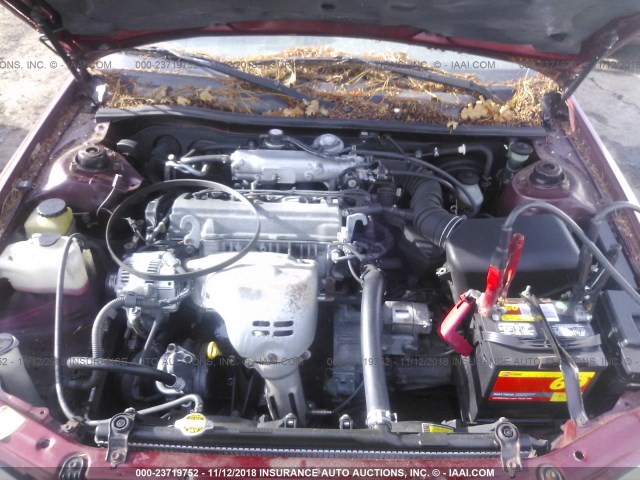 4T1BG22K9YU732576 - 2000 TOYOTA CAMRY CE/LE/XLE RED photo 10
