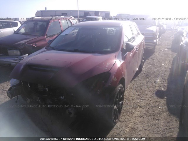 JM1BL1L37D1834746 - 2013 MAZDA SPEED 3 RED photo 2