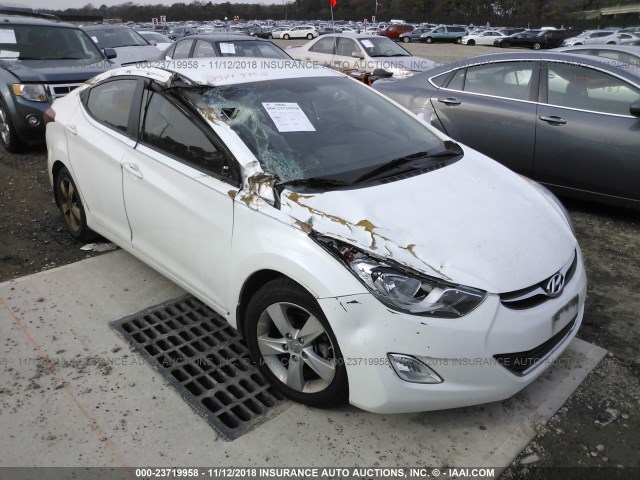 5NPDH4AE7DH406961 - 2013 HYUNDAI ELANTRA GLS/LIMITED WHITE photo 6