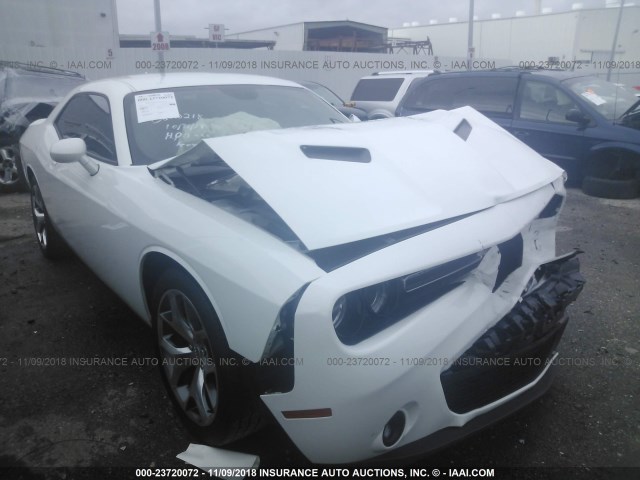 2C3CDZBG0FH774872 - 2015 DODGE CHALLENGER SXT PLUS WHITE photo 1