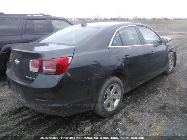 1G11C5SL8EF124627 - 2014 CHEVROLET MALIBU 1LT BLACK photo 4