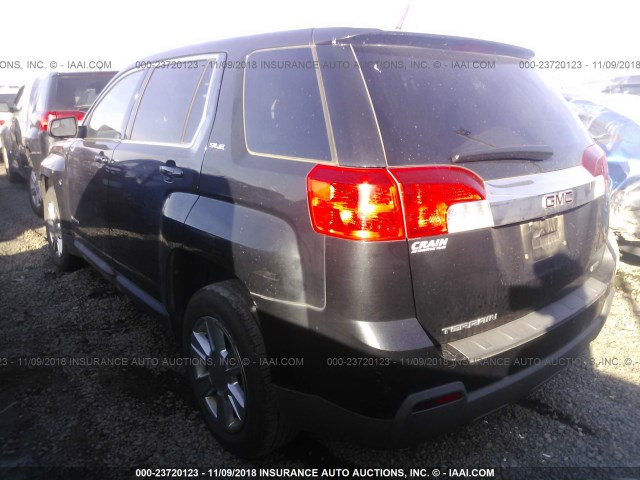 2GKALMEK0C6107045 - 2012 GMC TERRAIN SLE BLACK photo 3