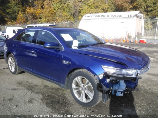 1FAHP2E8XFG141270 - 2015 FORD TAURUS SEL BLUE photo 1