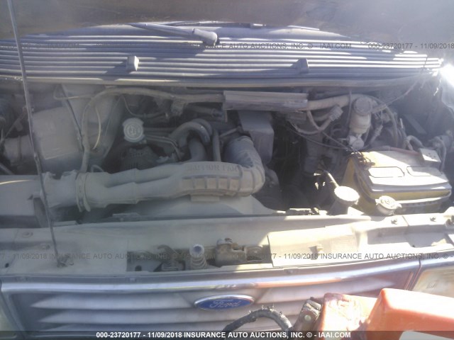 1FMDA31U7PZA58741 - 1993 FORD AEROSTAR BLUE photo 10