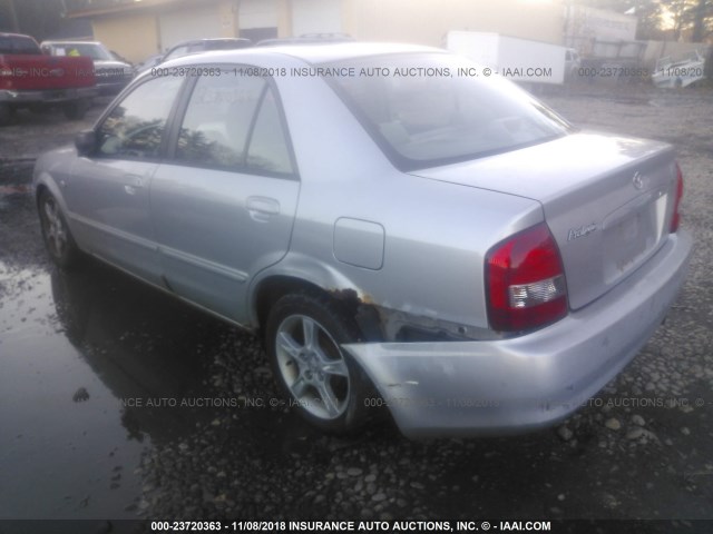 JM1BJ225831211147 - 2003 MAZDA PROTEGE DX/LX/ES SILVER photo 3