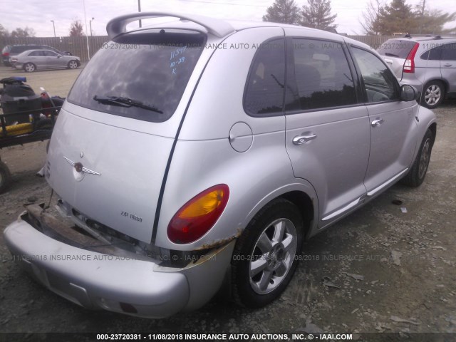 3C8FY68814T224224 - 2004 CHRYSLER PT CRUISER LIMITED SILVER photo 4