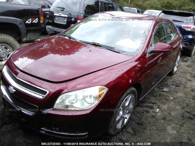 1G1ZD5E11BF277100 - 2011 CHEVROLET MALIBU 2LT MAROON photo 2