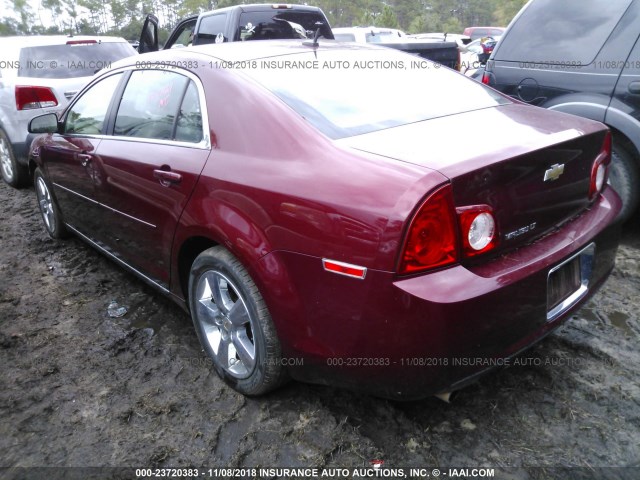 1G1ZD5E11BF277100 - 2011 CHEVROLET MALIBU 2LT MAROON photo 3