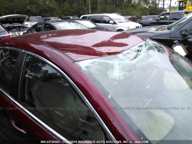 1G1ZD5E11BF277100 - 2011 CHEVROLET MALIBU 2LT MAROON photo 6