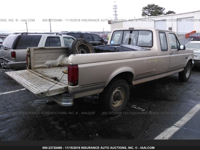 1FTHX25H7NKB98306 - 1992 FORD F250 BROWN photo 4