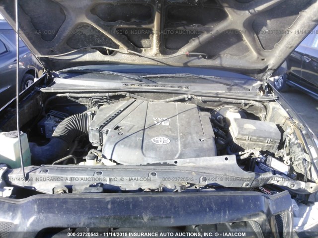 3TMLU42N77M011294 - 2007 TOYOTA TACOMA DOUBLE CAB 黑色 照片 10