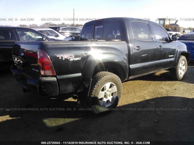 3TMLU42N77M011294 - 2007 TOYOTA TACOMA DOUBLE CAB 黑色 照片 4