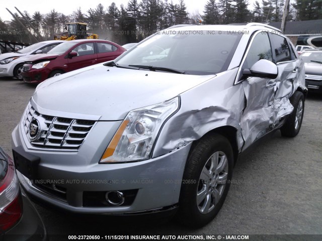 3GYFNEE30ES682822 - 2014 CADILLAC SRX LUXURY COLLECTION SILVER photo 2