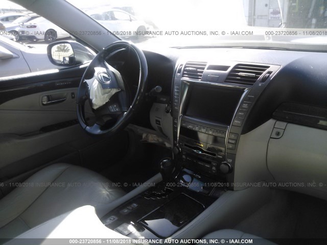 JTHBL46F295088230 - 2009 LEXUS LS 460 Navy photo 5