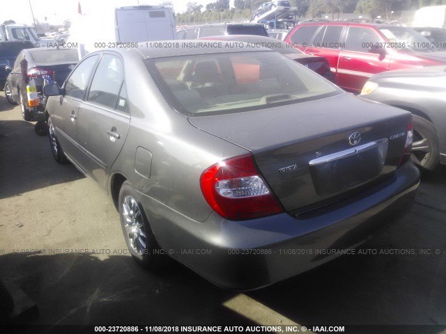 4T1BE32K74U873488 - 2004 TOYOTA CAMRY LE/XLE/SE GOLD photo 3