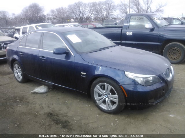 WBANV13549C155910 - 2009 BMW 528 XI Dark Blue photo 1