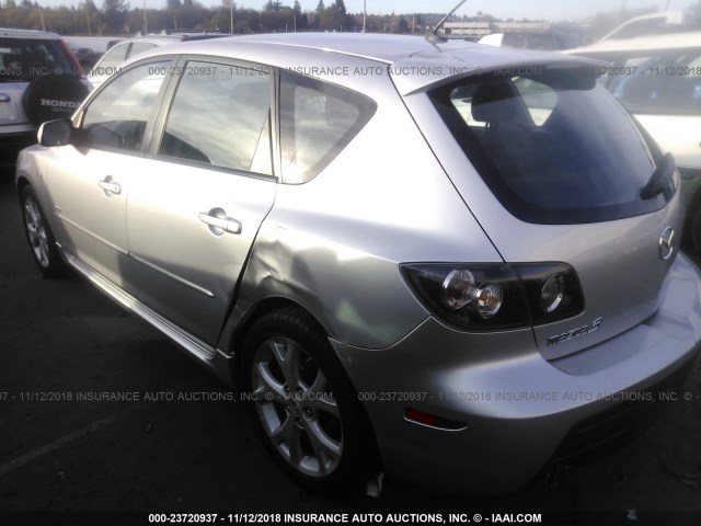 JM1BK344391233587 - 2009 MAZDA 3 S SILVER photo 3