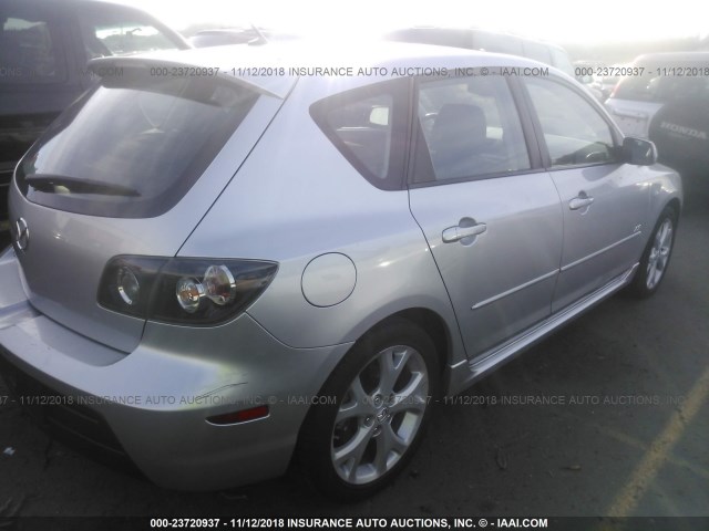 JM1BK344391233587 - 2009 MAZDA 3 S SILVER photo 4