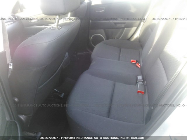 JM1BK344391233587 - 2009 MAZDA 3 S SILVER photo 8