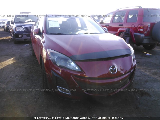 JM1BL1S67A1102303 - 2010 MAZDA 3 S RED photo 1