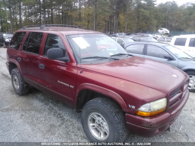 1B4HS28Y4XF632328 - 1999 DODGE DURANGO RED photo 1