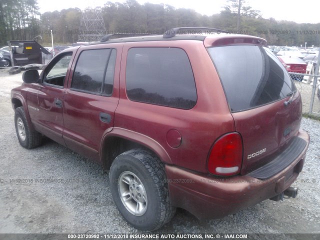 1B4HS28Y4XF632328 - 1999 DODGE DURANGO RED photo 3