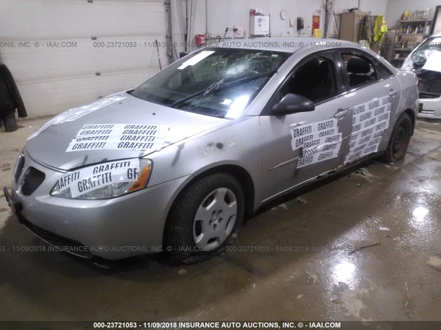 1G2ZF58B774268110 - 2007 PONTIAC G6 VALUE LEADER/BASE SILVER photo 2