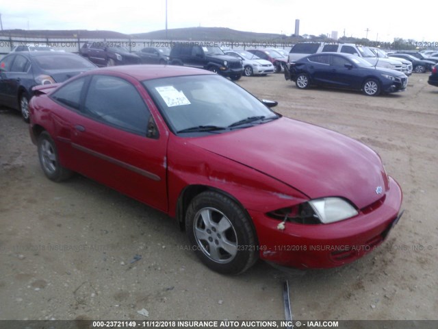 1G1JC124117144045 - 2001 CHEVROLET CAVALIER RED photo 1