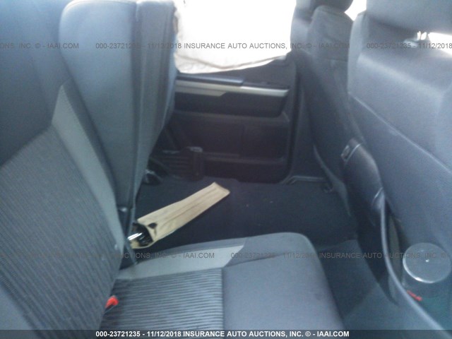 5TFUW5F12EX384150 - 2014 TOYOTA TUNDRA DOUBLE CAB SR/SR5 SILVER photo 8