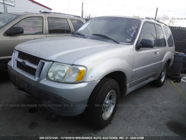 1FMZU70E72UC73024 - 2002 FORD EXPLORER SPORT SILVER photo 2