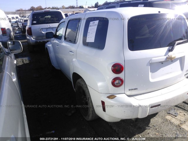 3GNBABFW1BS650391 - 2011 CHEVROLET HHR LT WHITE photo 3