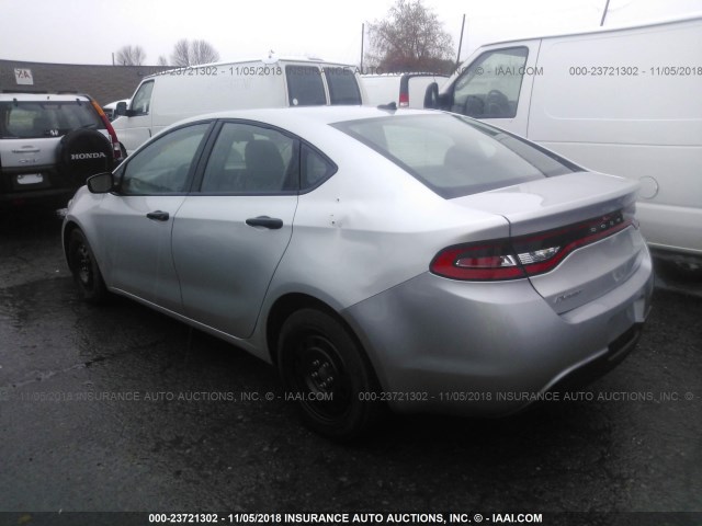 1C3CDFAA3DD329841 - 2013 DODGE DART SE/AERO SILVER photo 3