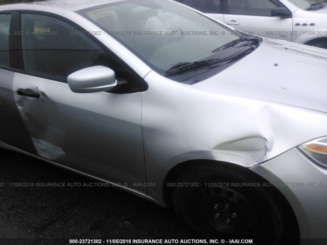 1C3CDFAA3DD329841 - 2013 DODGE DART SE/AERO SILVER photo 6